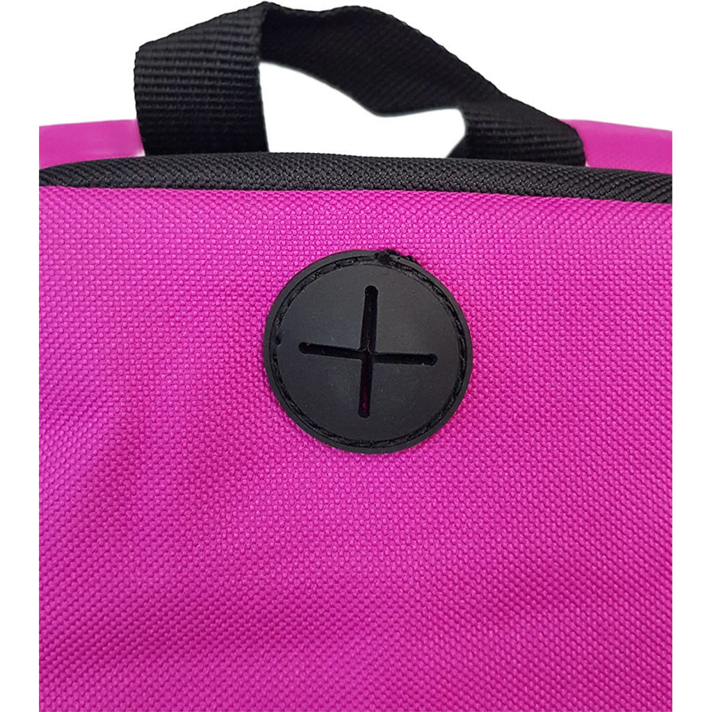 Meninės gimnastikos kuprinė juoda su rožine | Balespo Rhythmic Gymnastics Backpack Black with Pink | Черный рюкзак для художественной гимнастики с розовым | Lanksti.lt