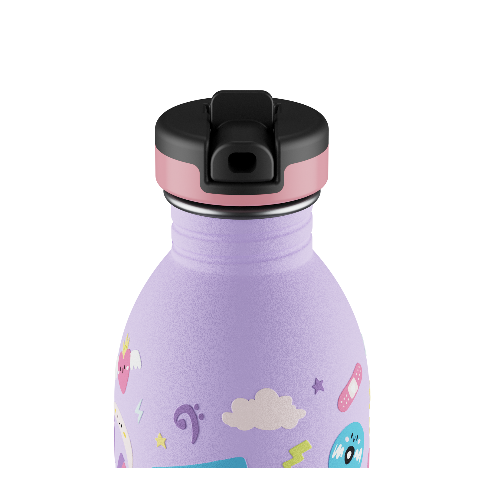 Gertuvė su šiaudeliu 24 Bottles 500 ml - Muzikos draugai