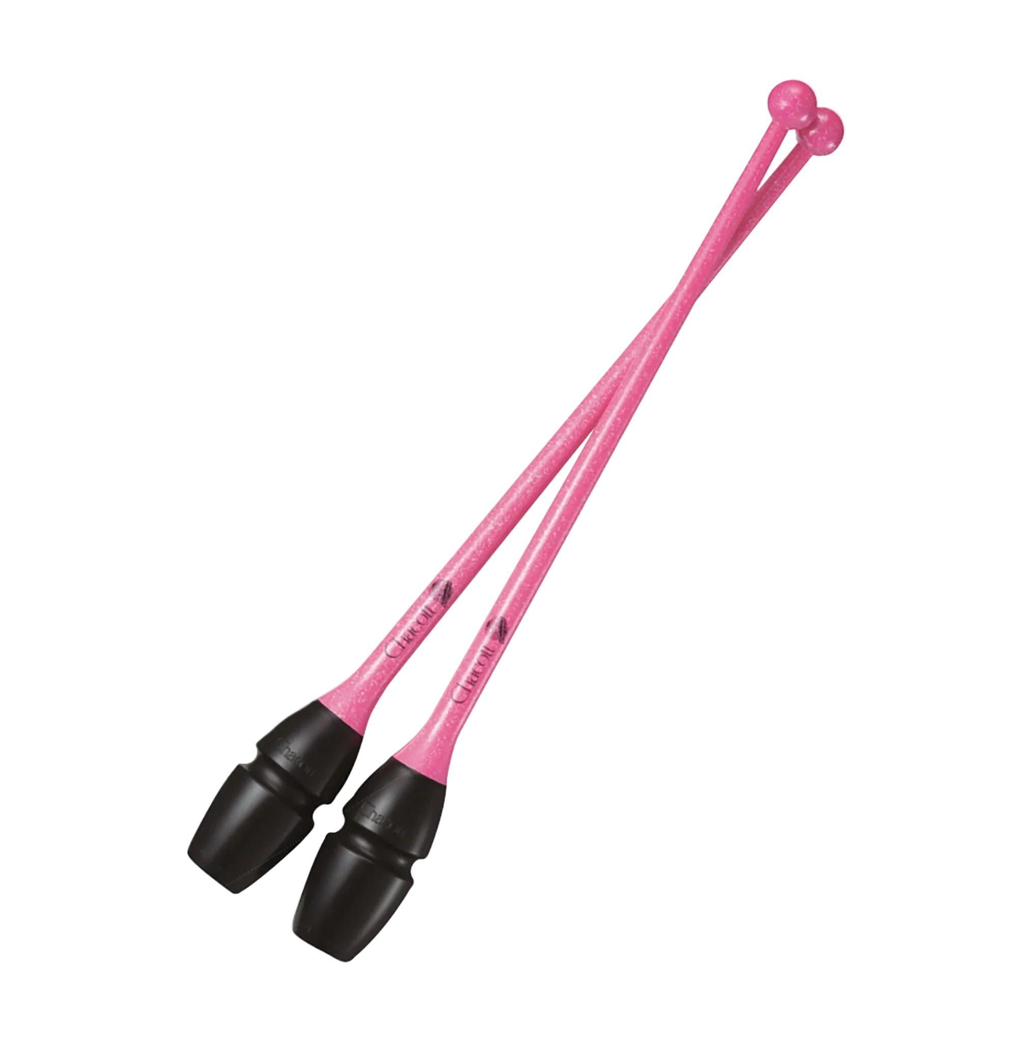 Chacott clubs Hi-Grip Rubber Clubs 41 cm and 45,5 cm, 301505-0005-48, 143 Pink, for rhythmic gymnastics - lanksti.lt