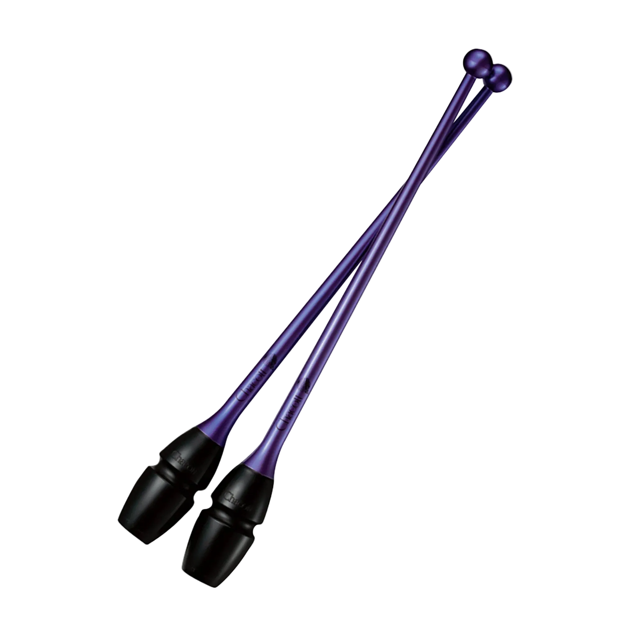 Chacott clubs Hi-Grip Rubber Clubs 41 cm and 45,5 cm, 301505-0005-48, 174 Violet, for rhythmic gymnastics - lanksti.lt