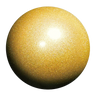 Chacott meninės gimnastikos kamuolys „Jewelry Ball“ 18.5 cm - 599 Auksinė