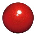 Chacott meninės gimnastikos kamuolys „Prism Ball“ 18.5 cm - 656 Granatų