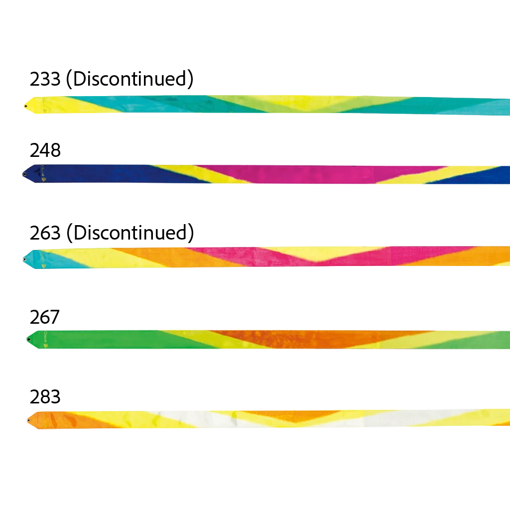Chacott meninės gimnastikos kaspinas „Gradation Ribbon“ - Lanksti.lt