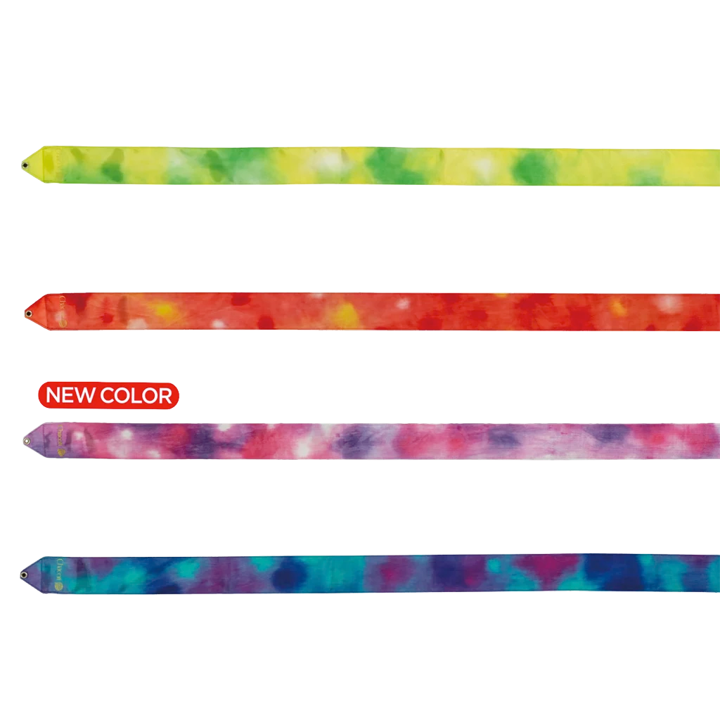 Chacott meninės gimnastikos kaspinas „Tie-Dye Ribbon“ - Lanksti.lt