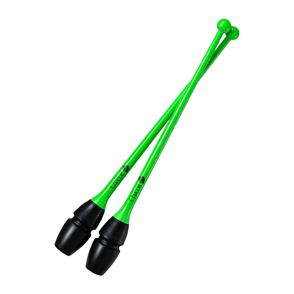 Chacott meninės gimnastikos kuokos „High Grip Rubber Clubs“ (žemo atšokimo) - Lanksti.lt