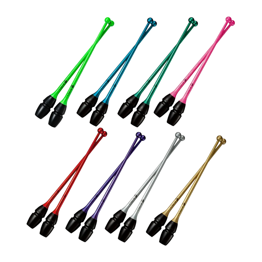 Chacott meninės gimnastikos kuokos „High Grip Rubber Clubs“ (žemo atšokimo) - Lanksti.lt