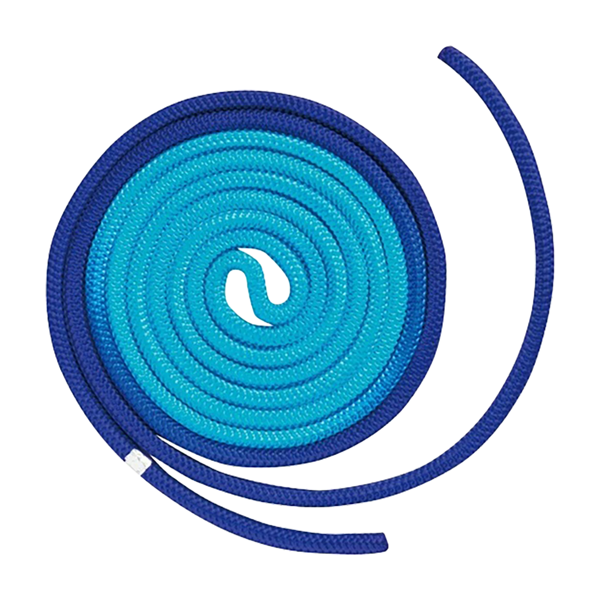 Chacott Combination Color Rope rhythmic gymnastics rope, 3 m, Cobalt Blue and Turquoise Blue (728) 301509-0011-28 - lanksti.lt