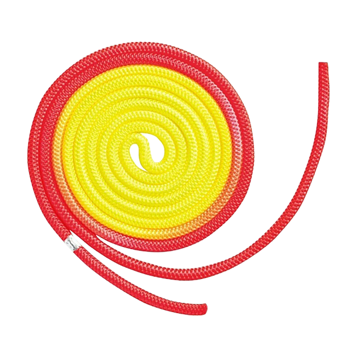 Chacott Combination Color Rope rhythmic gymnastics rope, 3 m, Coral and Canary Yellow (750) 301509-0011-28 - lanksti.lt