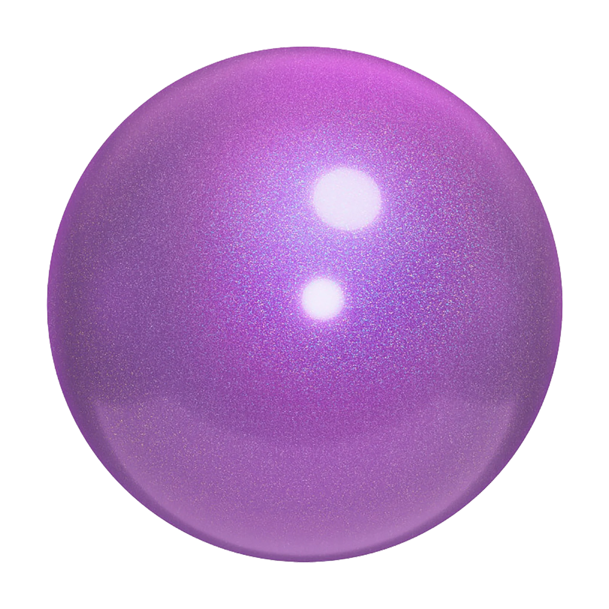 Chacott Shiny Ball for rhythmic gymnastics in Lavender, 18.5 cm, manufacturer SKU 301503-0019-48, color code 671 - lanksti.lt