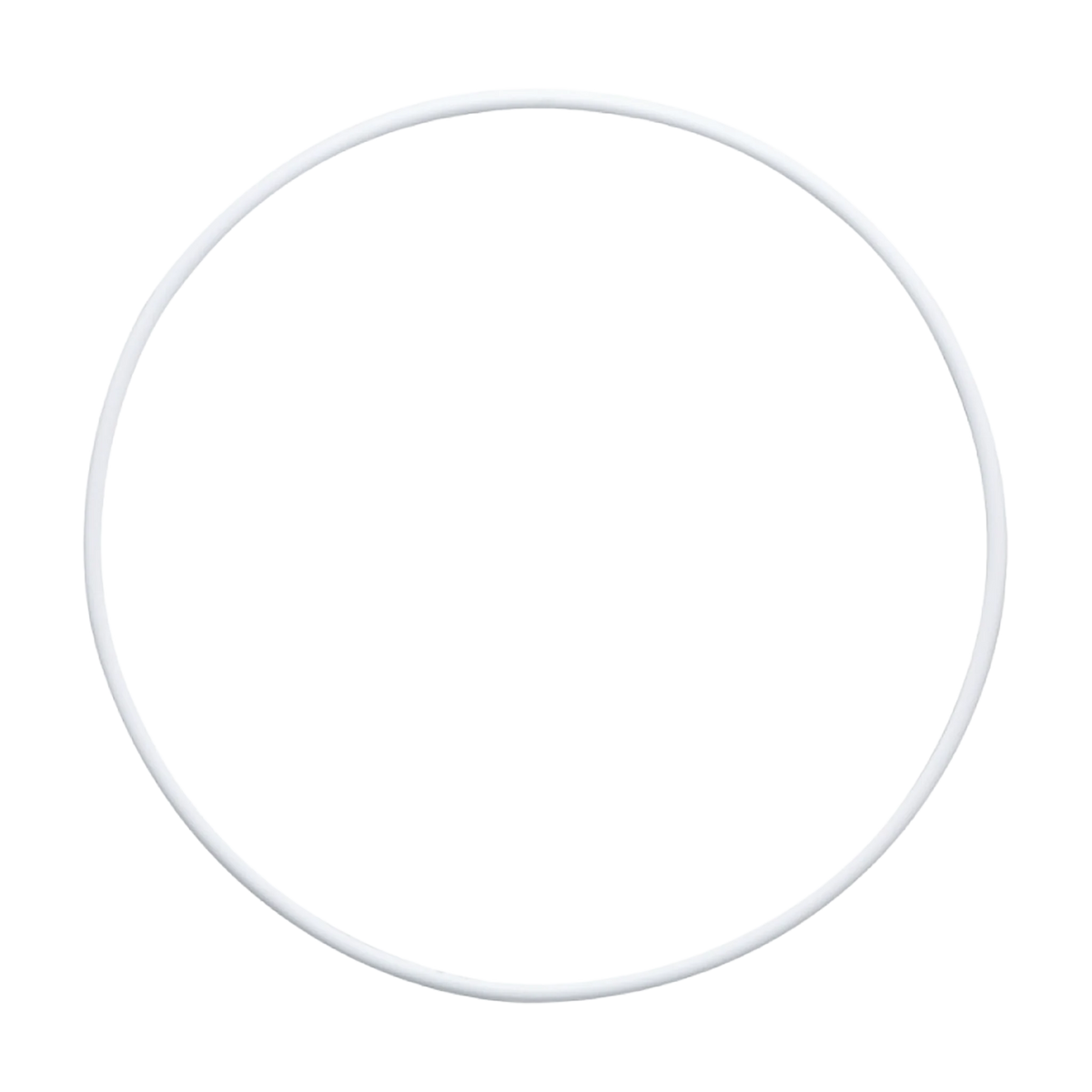 Chacott Soft Hoop rhythmic gymnastics hoop, 75–89 cm, White (000) 301507-0004-98 - lanksti.lt