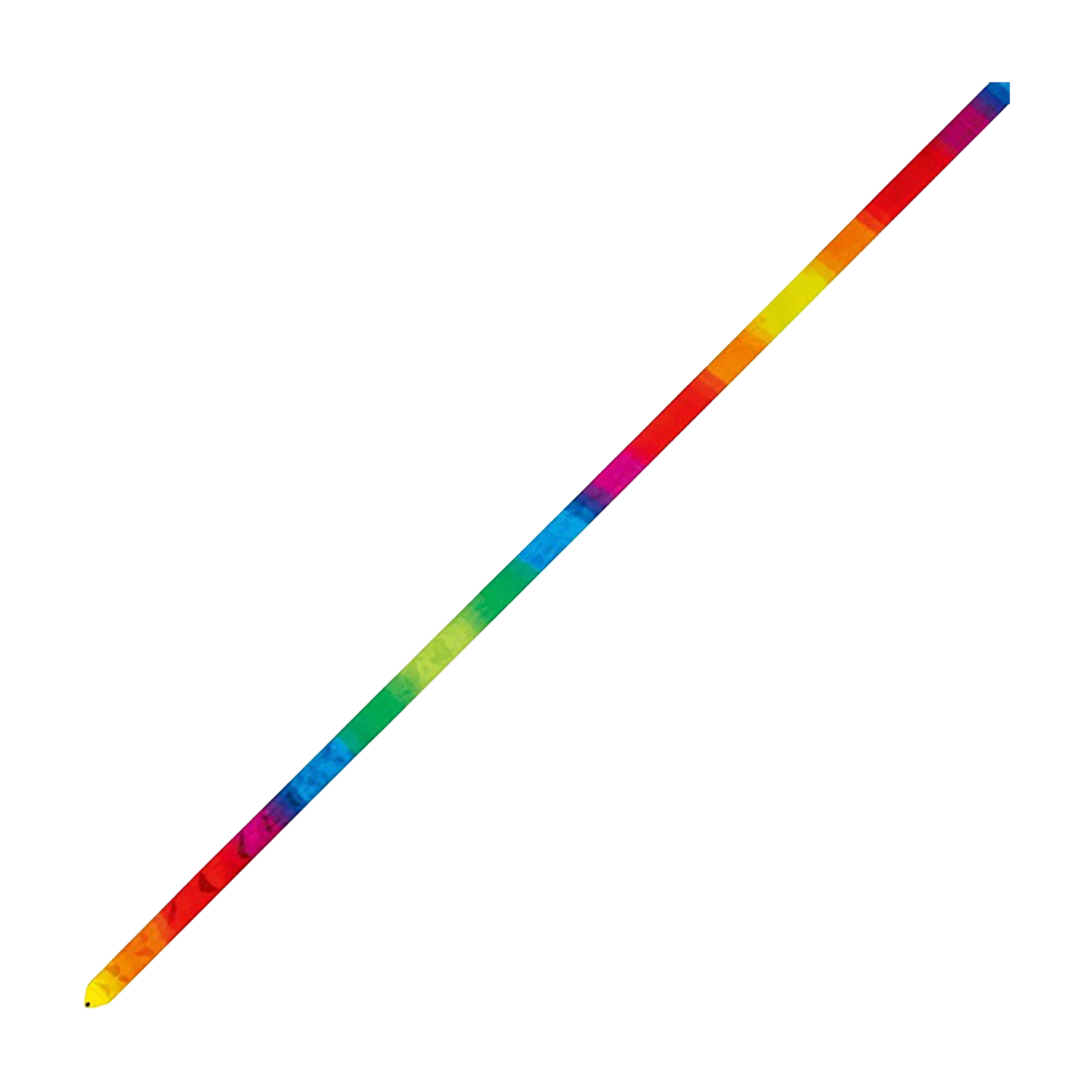 Chacott Gradation Ribbon rhythmic gymnastics ribbon, 4 m, Rainbow (796), SKU CH-301500-0095-28-796-4 - lanksti.lt