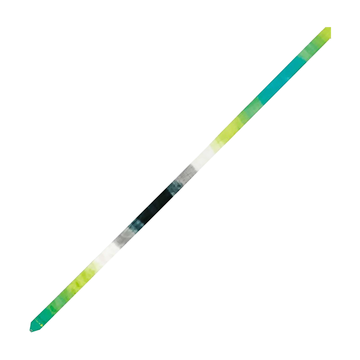 Chacott Gradation Ribbon rhythmic gymnastics ribbon, 5 m and 6 m, Leaf Green (733), 301500-0090-28 / 301500-0091-28 - lanksti.lt