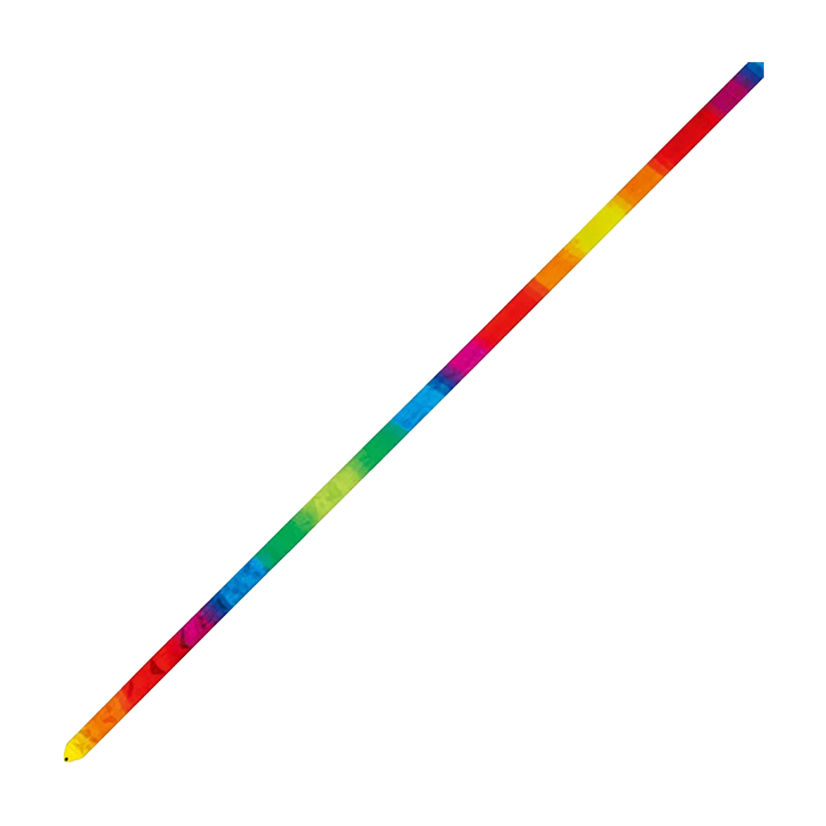 Chacott Gradation Ribbon rhythmic gymnastics ribbon, 5 m and 6 m, Rainbow (796), 301500-0090-28 / 301500-0091-28 - lanksti.lt