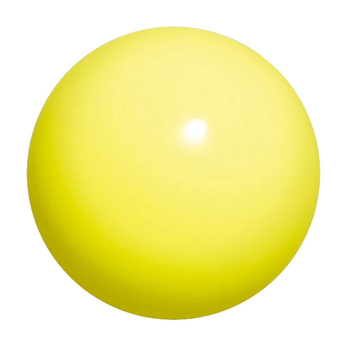 Chacott Gym Ball for rhythmic gymnastics in Canary Yellow, 18.5 cm, manufacturer SKU 301503-0001-38, color code 062 - lanksti.lt