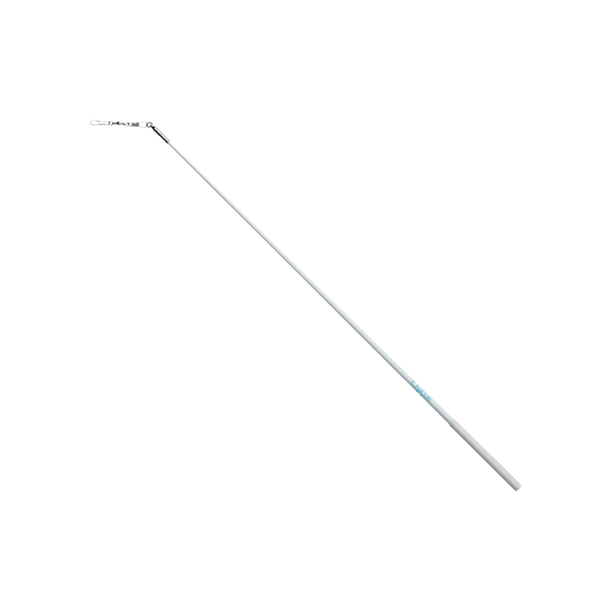 Chacott Junior Rubber Grip Stick Point Flexible rhythmic gymnastics ribbon stick, white, 50 cm, SKU CH-301501-0006-28-000 - lanksti.lt