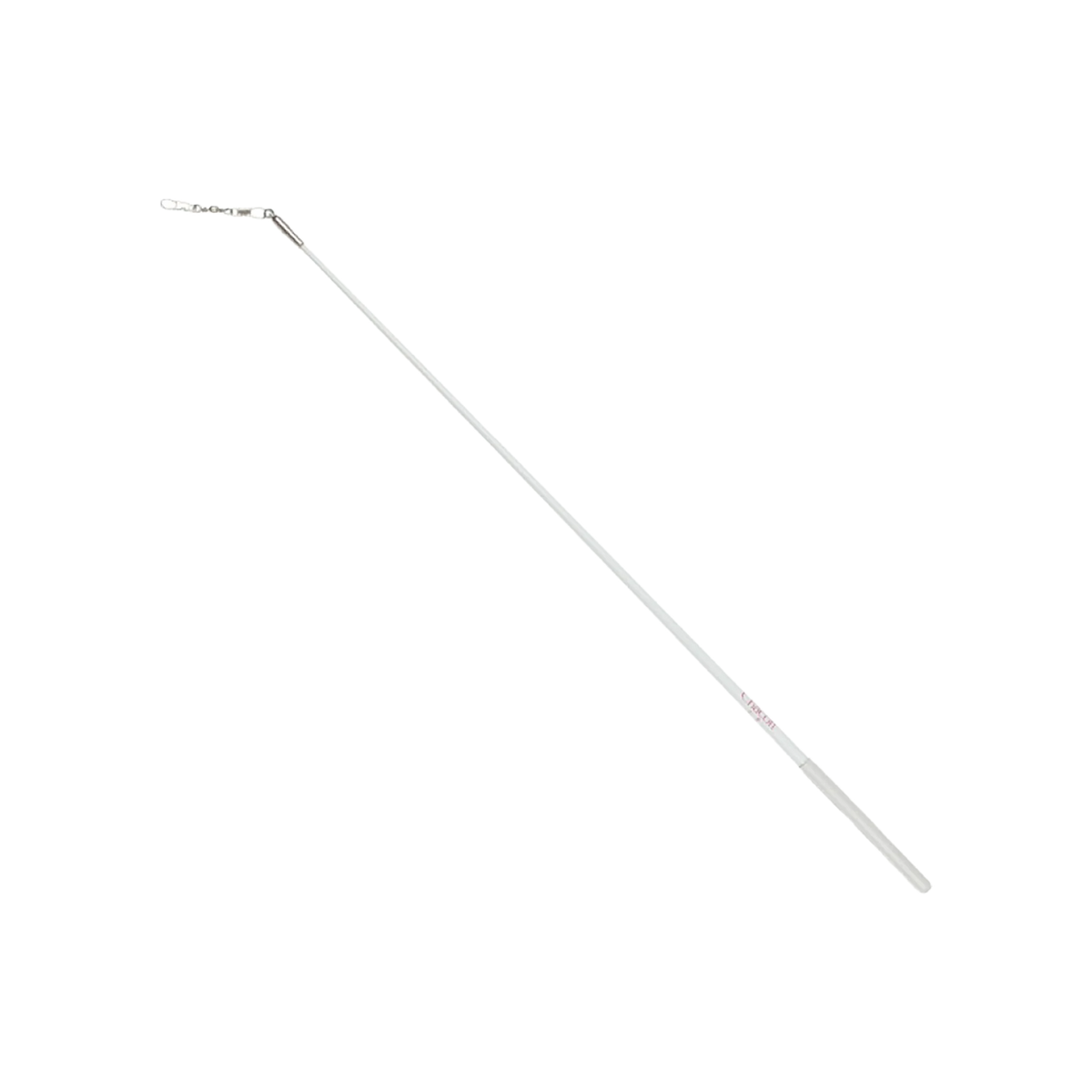Chacott Junior Rubber Grip Stick Standard rhythmic gymnastics ribbon stick, white, 50 cm, SKU CH-301501-0003-28-000 - lanksti.lt