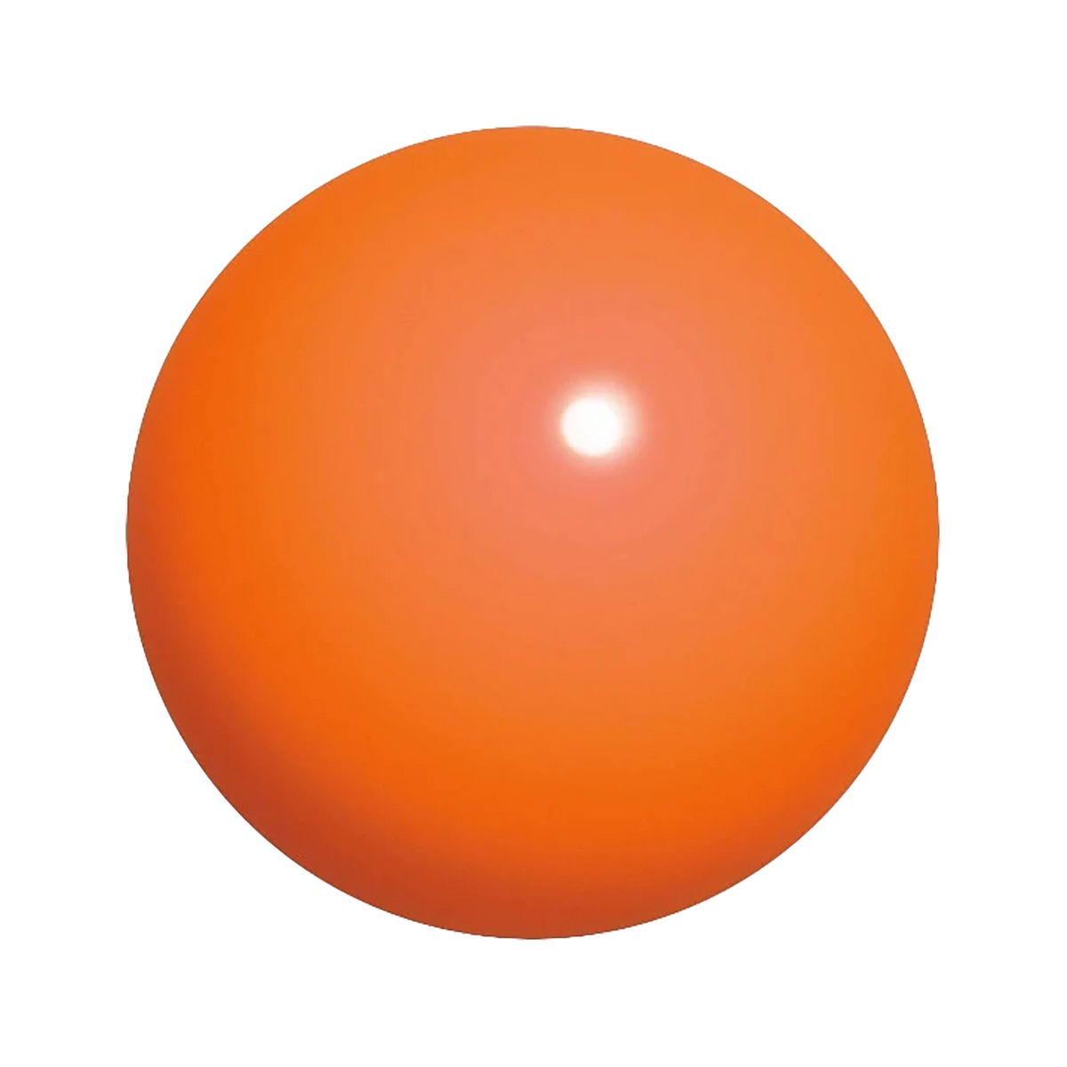 Chacott Practice Gym Ball for rhythmic gymnastics in Orange, 17 cm, manufacturer SKU 301503-0007-38, color code 083 - lanksti.lt