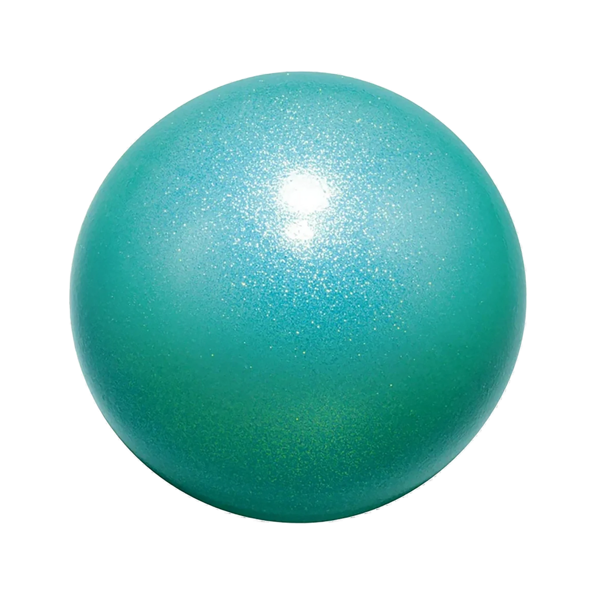 Chacott Practice Prism Ball for rhythmic gymnastics in Aqua Green, 17 cm, manufacturer SKU 301503-0015-38, color code 631 - lanksti.lt