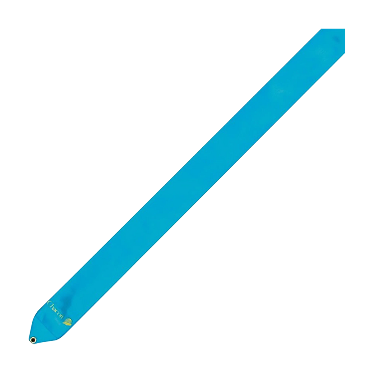 Chacott Ribbon rhythmic gymnastics ribbon, Chacott kaspinas „Ribbon“ – 023 Turkio mėlyna, Turquoise Blue, 5 m and 6 m, CH-301500-0001-28-023-6 / CH-301500-0004-28-023-5 - lanksti.lt