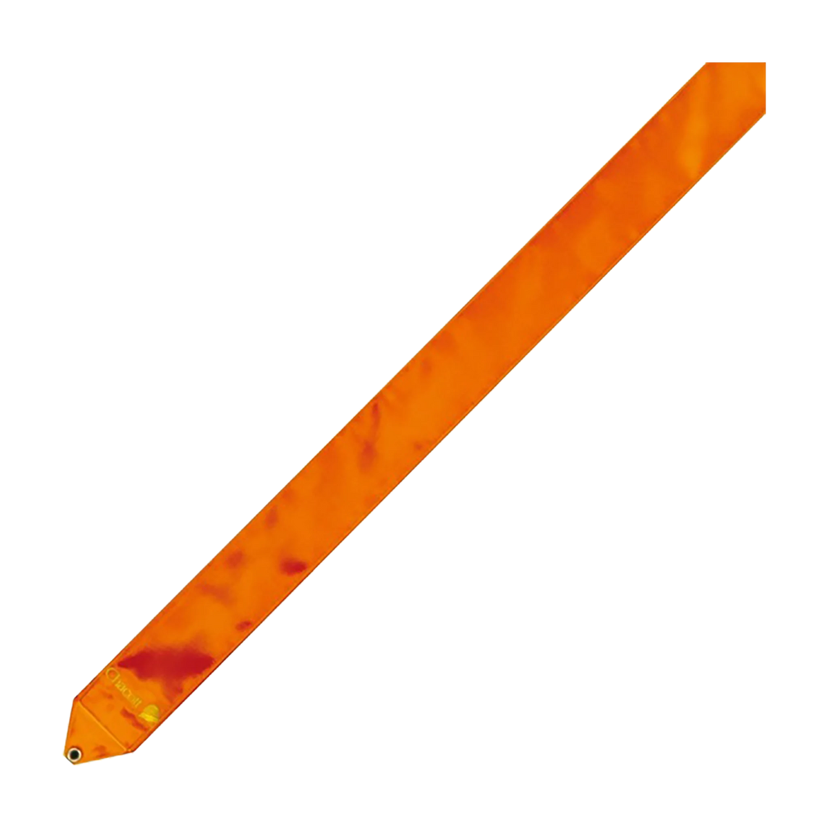 Chacott Ribbon rhythmic gymnastics ribbon, Chacott kaspinas „Ribbon“ – 083 Oranžinė, Orange, 5 m and 6 m, CH-301500-0001-28-083-6 / CH-301500-0004-28-083-5 - lanksti.lt