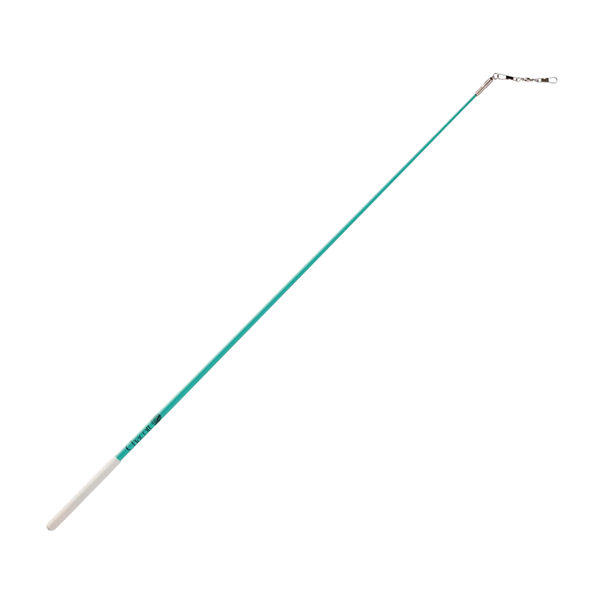 Chacott Rubber Grip Stick Point Flexible rhythmic gymnastics ribbon stick, aquamarine green, 60 cm, SKU CH-301501-0007-28-031 - lanksti.lt