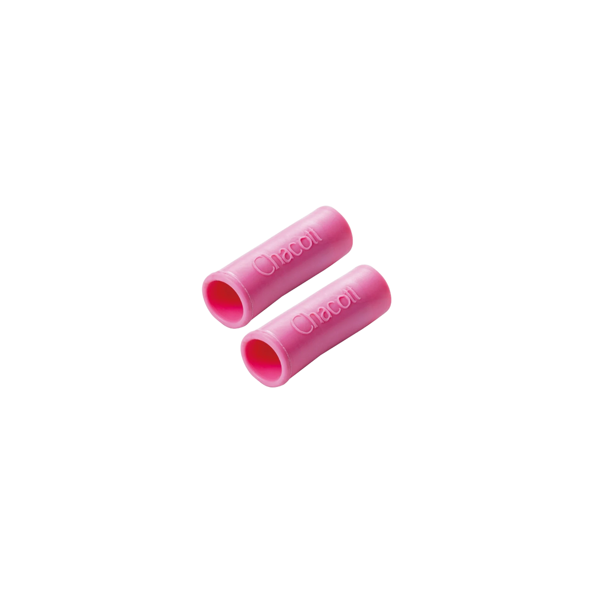 Chacott rhythmic gymnastics ribbon stick grip caps, 2 pieces, Pink (043), 3 x 1.1 cm, 301502-0036-58 - lanksti.lt