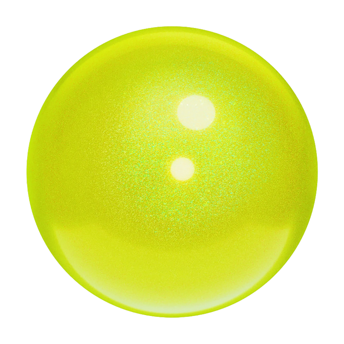 Chacott Shiny Ball for rhythmic gymnastics in Canary Yellow, 18.5 cm, manufacturer SKU 301503-0019-48, color code 662 - lanksti.lt