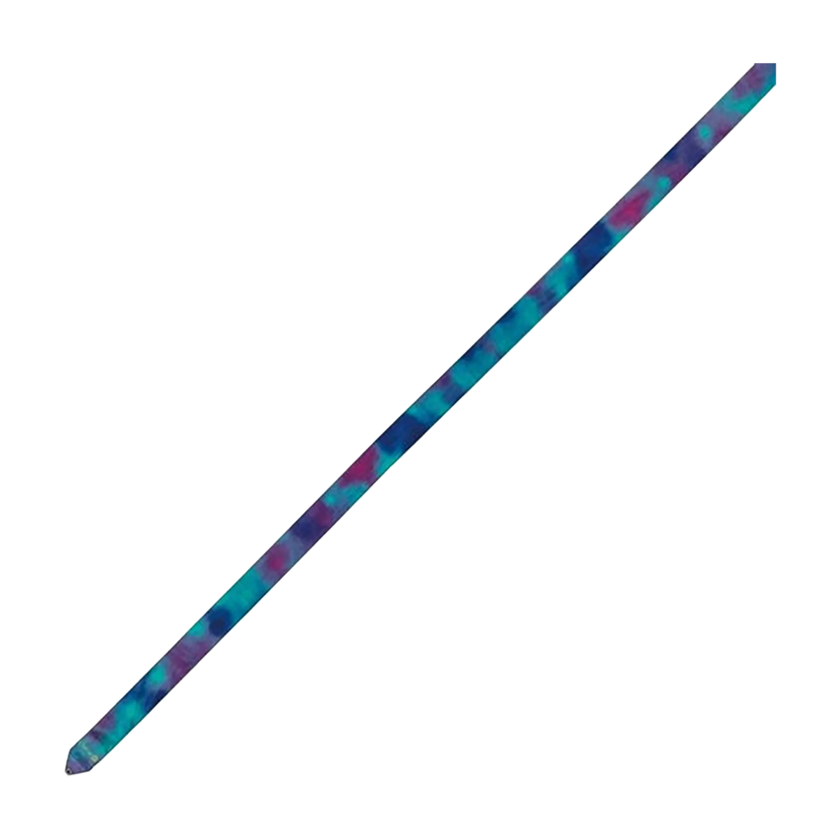 Chacott Tie Dye Ribbon rhythmic gymnastics ribbon, Blue violet (376), 5 m and 6 m, SKUs CH-301500-0096-28-376-6 / CH-301500-0097-28-376-5 - lanksti.lt