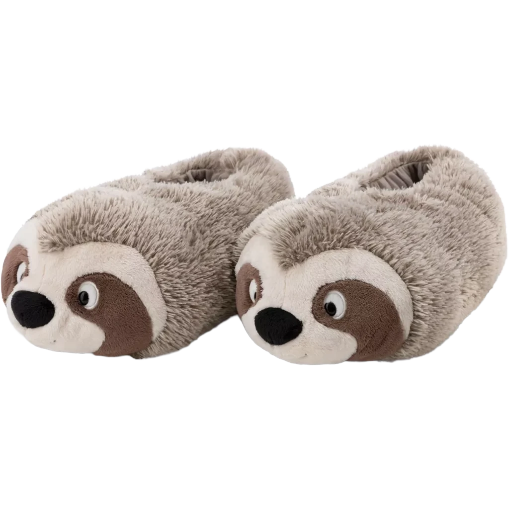 Jaukios pliušinės namų šlepetės gyvūnėlis | Cute and Cosy Slippers Sloth Izzy Icetumbler by NICI | Уютные плюшевые домашние тапочки в виде ленивца Izzy Icetumbler от NICI – Lanksti.lt