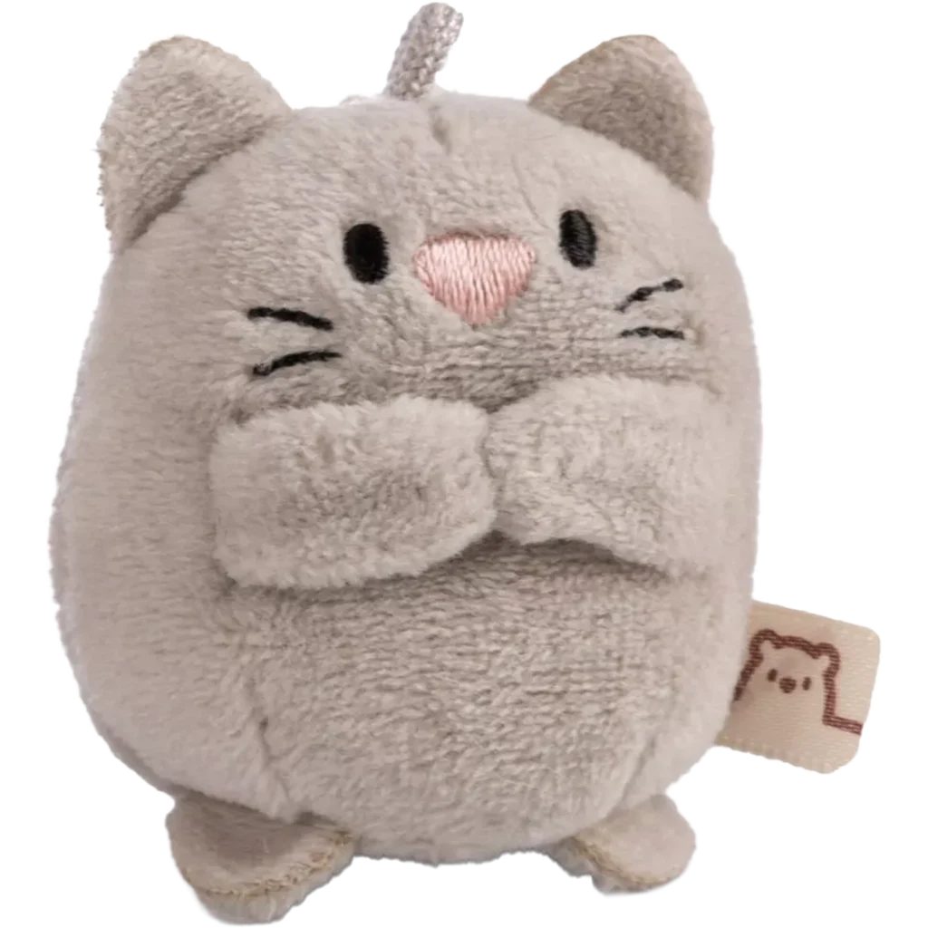 Mini pliušinis žaisliukas MYMOCHI katytė Eepy - Pilka