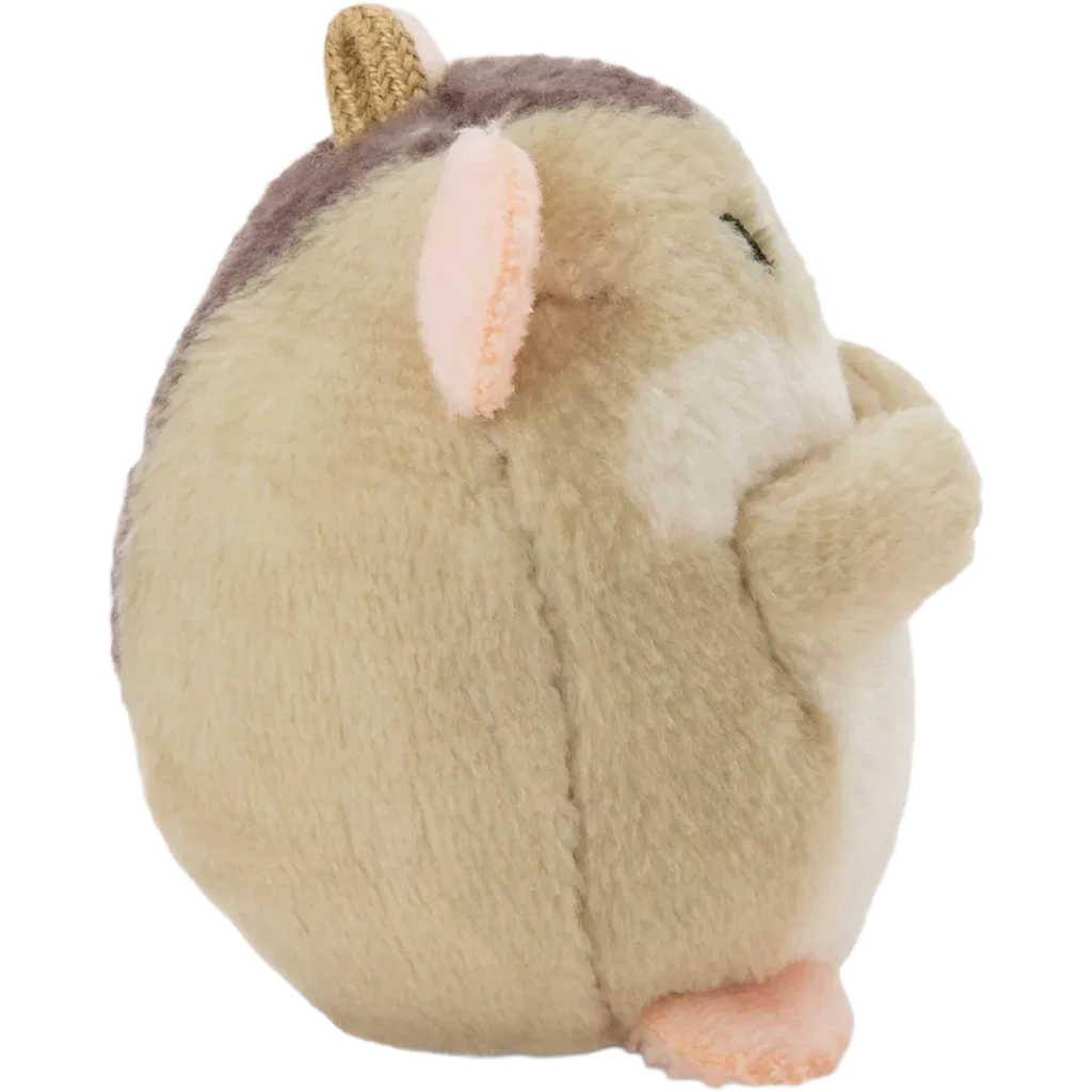Mini pliušinis žaisliukas MYMOCHI žiurkėnas Hamps - Šviesiai ruda