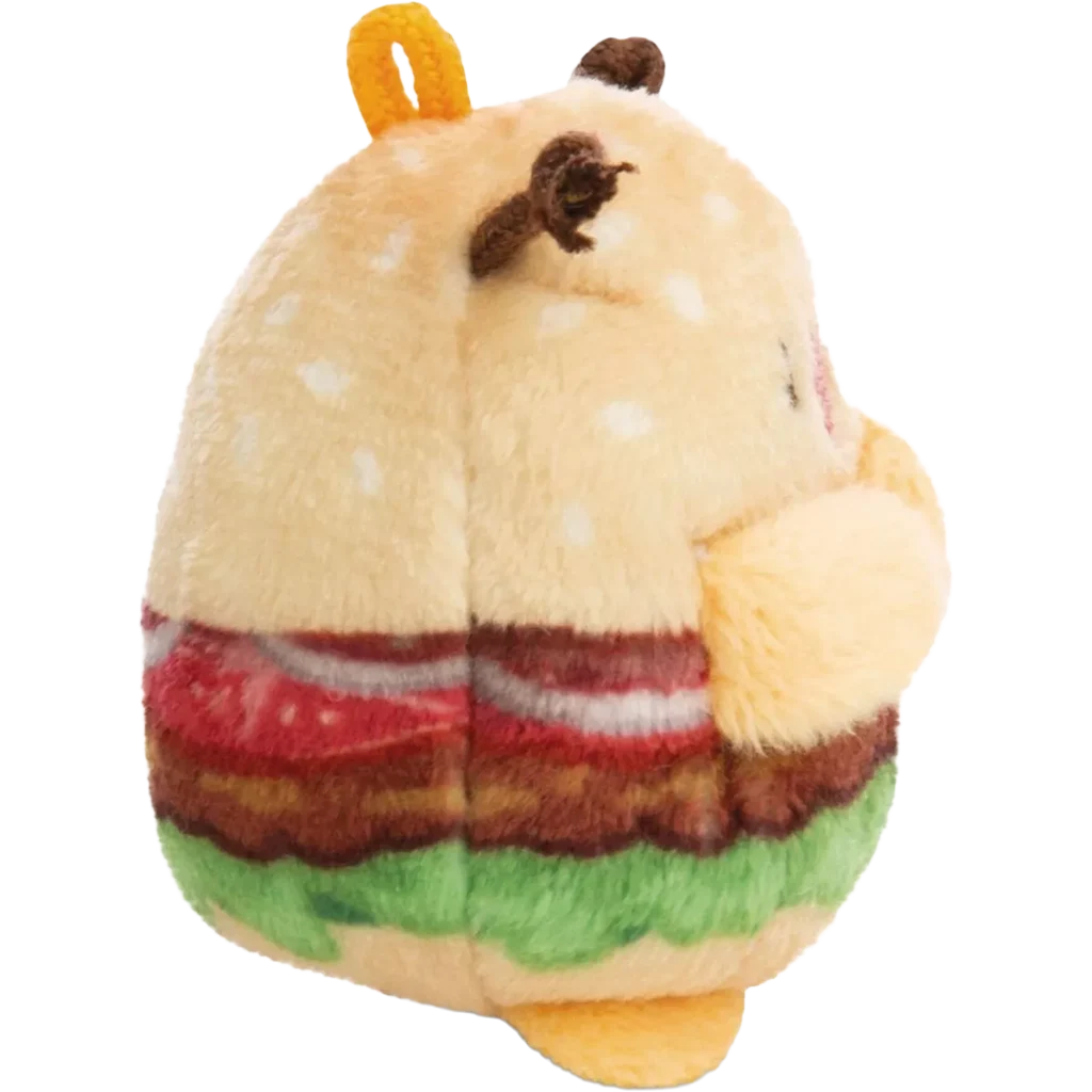 Mini žaisliukas Mymoshi | Cuddly Toy Ladybug Dozz Hamburger 5cm on header card - Lanksti.lt