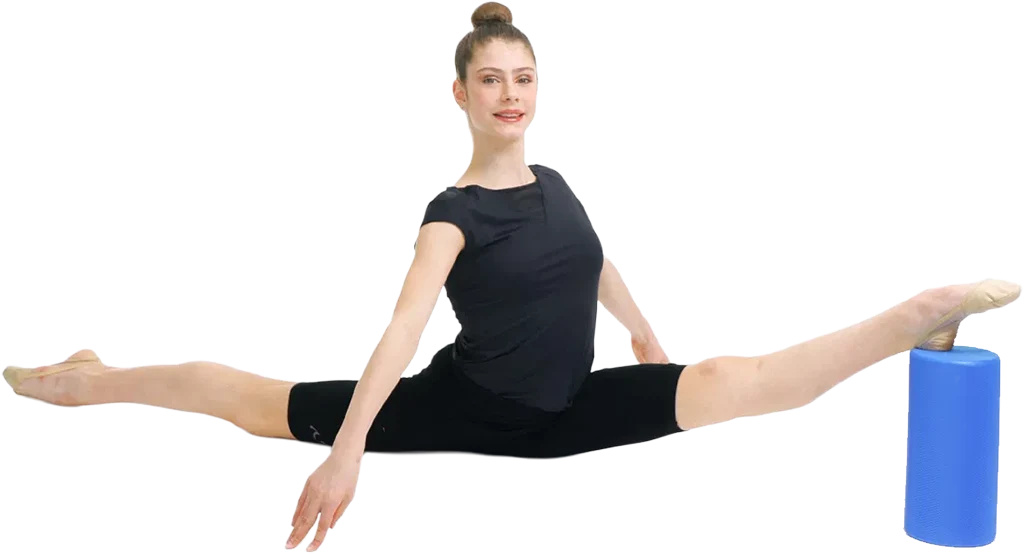 Masažo volelis (foam roller) – savimasažui, raumenų atsigavimui, lankstumui, pusiausvyrai, jogai, pilatesui ir sporto treniruotėms | Foam Roller – massage roller for muscle recovery, self-massage, flexibility, balance, yoga, Pilates, fitness, and physical therapy | Валик из поролона (foam roller) – для самомассажа, восстановления мышц, гибкости, равновесия, йоги, пилатеса и фитнеса - Lanksti.lt