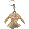 Raktų pakabukas „Gimnastės kostiumėlis“ - Aukso sp.