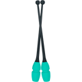 Meninės gimnastikos kuokos „Masha” 40.50 cm - Juoda / Tiffany mėlyna
