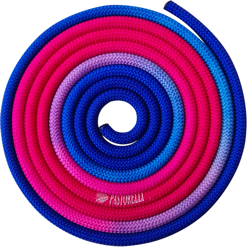 Pastorelli meninės gimnastikos šokdynė "New Orleans Multicolor" FIG | Pastorelli rhythmic gymnastics rope "New Orleans Multicolor" FIG | Скакалка для художественной гимнастики - Lanksti.lt