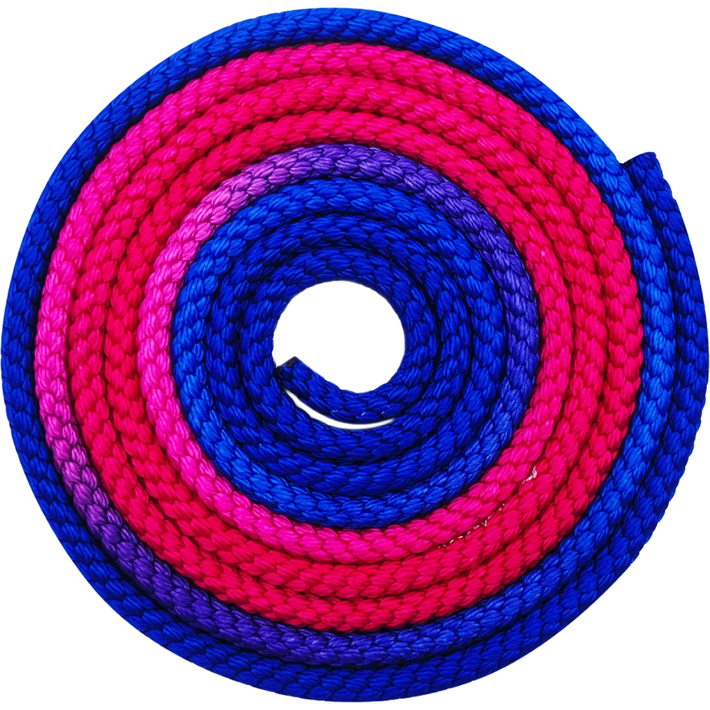 Meninės gimnastikos šokdynė | Pastorelli rhythmic gymnastics rope "Patrasso Multicolor" FIG | Скакалка для художественной гимнастики - Lanksti.lt