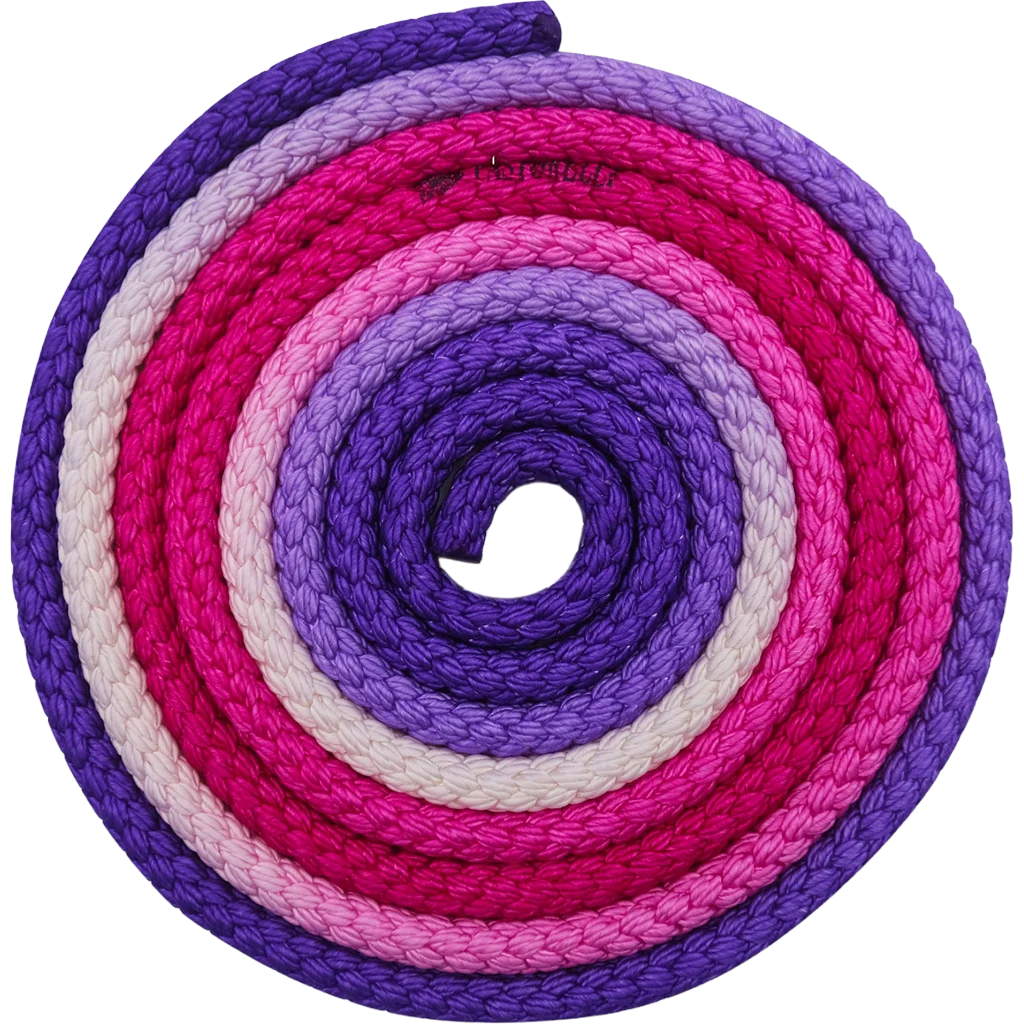 Meninės gimnastikos šokdynė | Pastorelli rhythmic gymnastics rope "Patrasso Multicolor" FIG | Скакалка для художественной гимнастики - Lanksti.lt