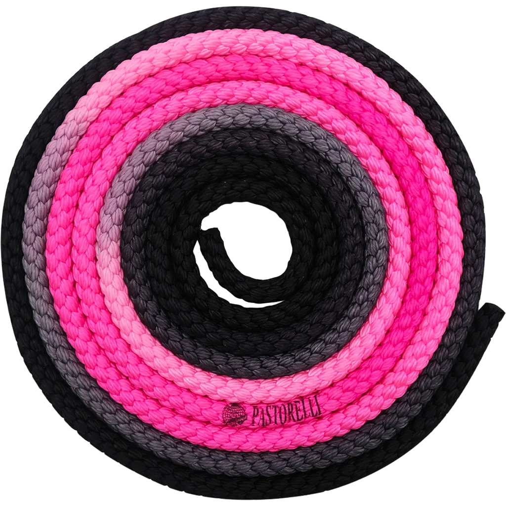 Meninės gimnastikos šokdynė | Pastorelli rhythmic gymnastics rope "Patrasso Multicolor" FIG | Скакалка для художественной гимнастики - Lanksti.lt