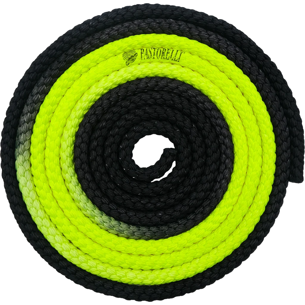 Meninės gimnastikos šokdynė | Pastorelli rhythmic gymnastics rope "Patrasso Multicolor" FIG | Скакалка для художественной гимнастики - Lanksti.lt