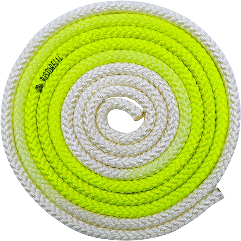 Meninės gimnastikos šokdynė | Pastorelli rhythmic gymnastics rope "Patrasso Multicolor" FIG | Скакалка для художественной гимнастики - Lanksti.lt