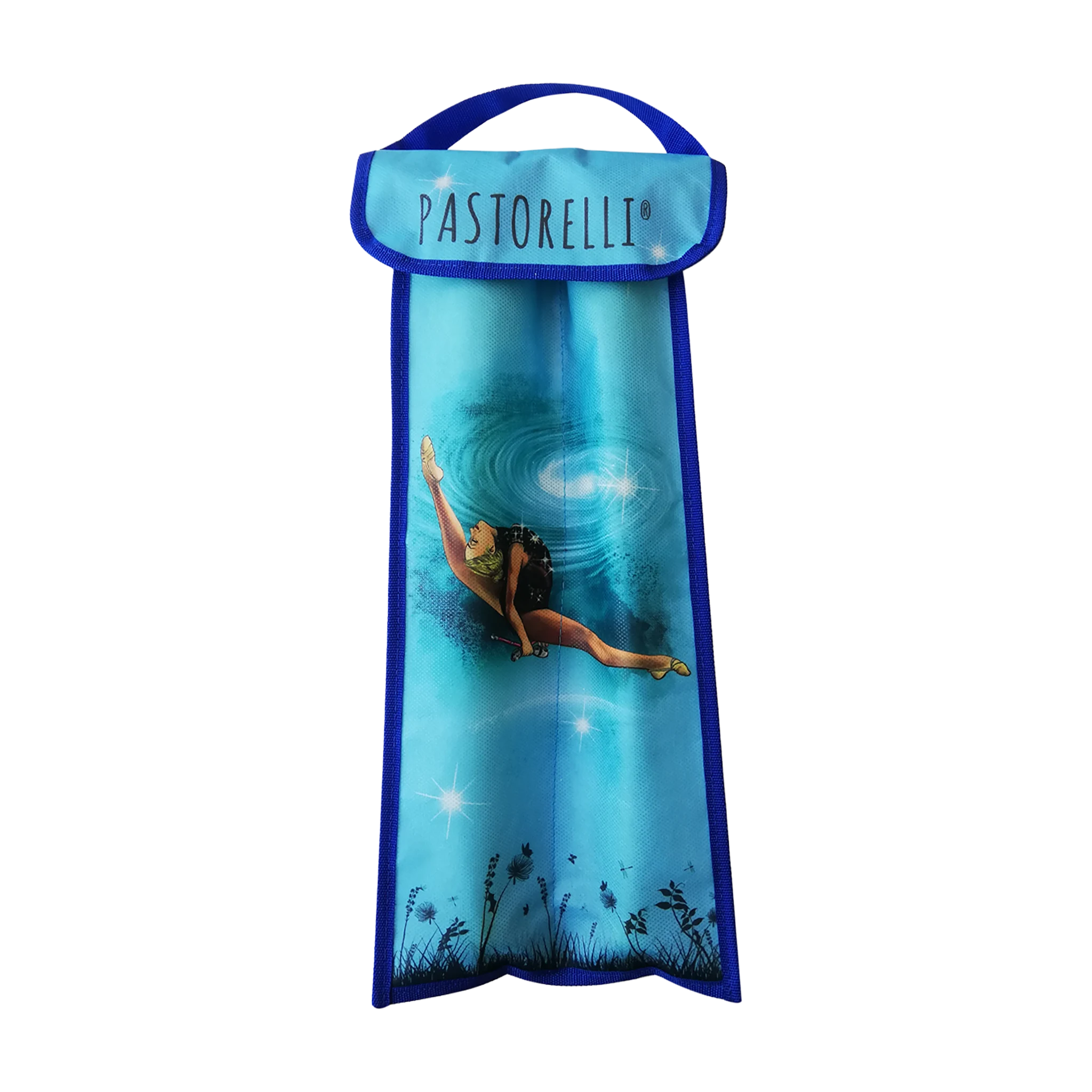 Rhythmic gymnastics club holder Pastorelli Printed Clubs Holder, Cyan, CYN, 04525 - lanksti.lt