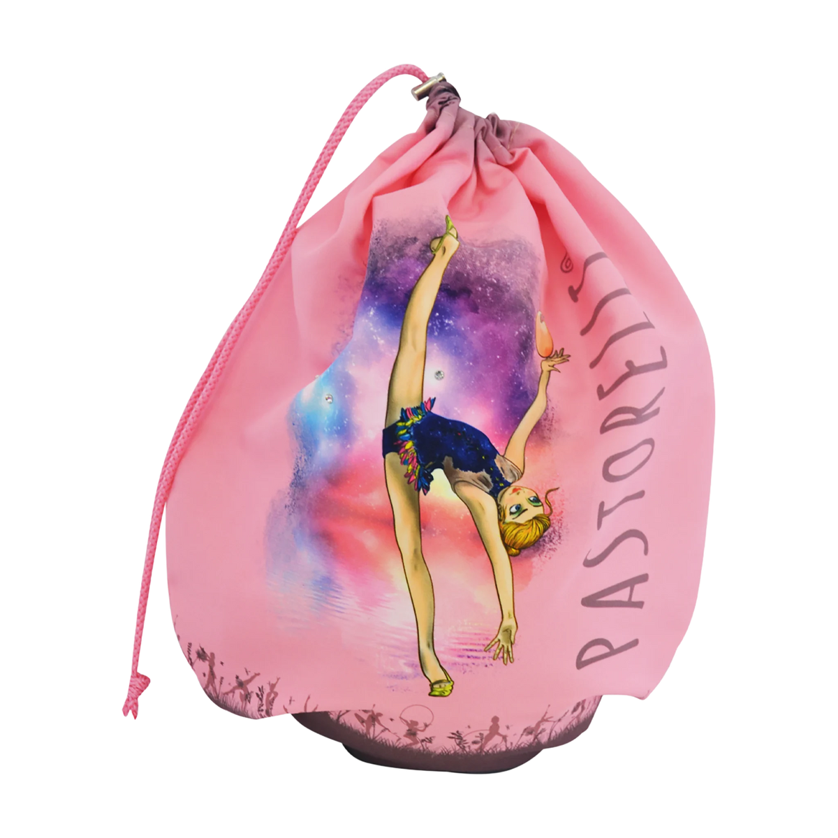 Pastorelli Freedom rhythmic gymnastics ball holder, Pink (PNK), manufacturer SKU 03720 - lanksti.lt.