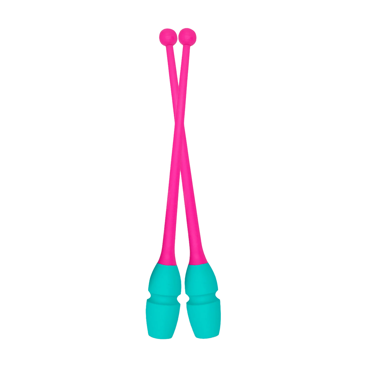 Pastorelli Masha Clubs rhythmic gymnastics clubs - Turquoise x Bright Pink - lanksti.lt