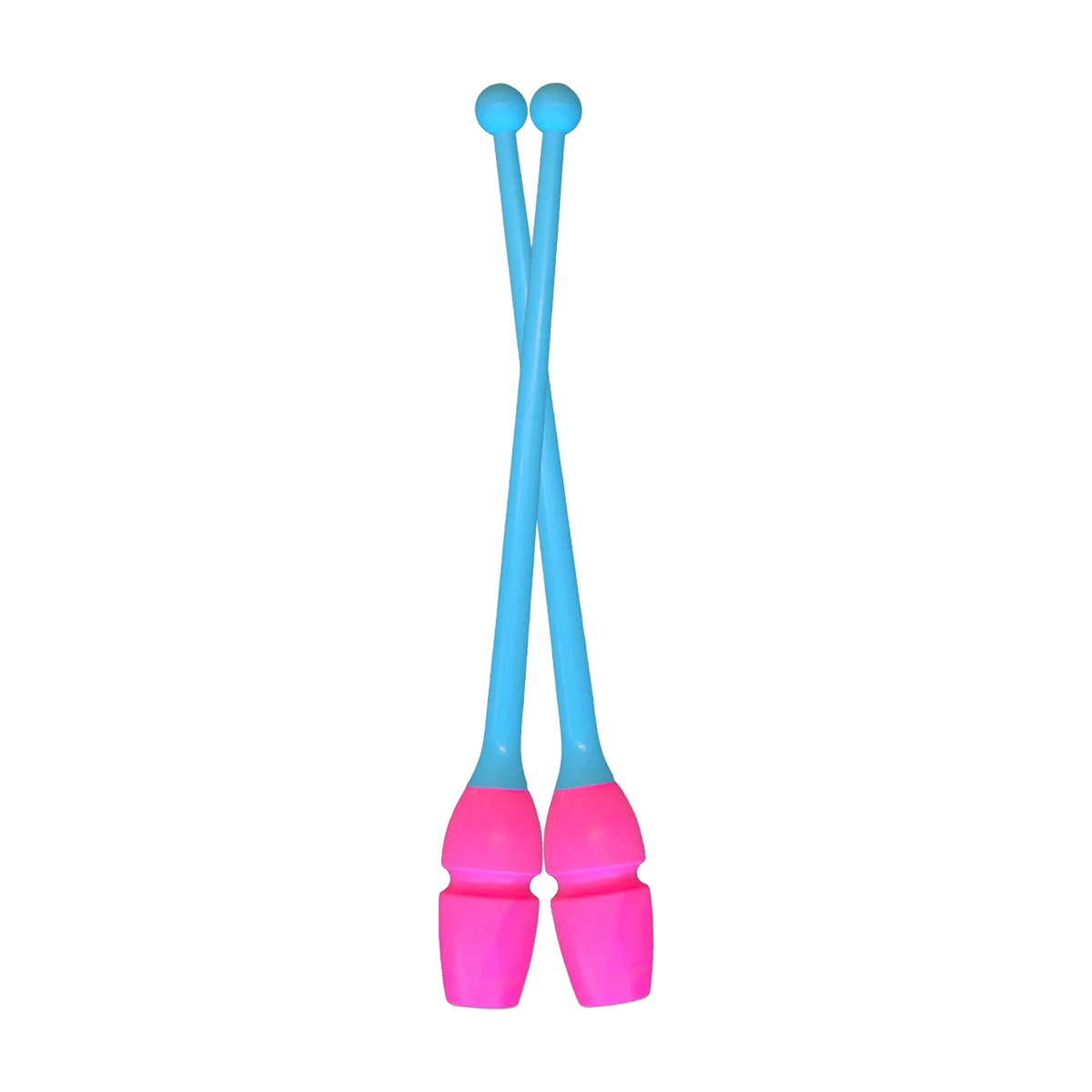 Pastorelli Masha Clubs rhythmic gymnastics clubs - Bright Pink x Light Blue - lanksti.lt