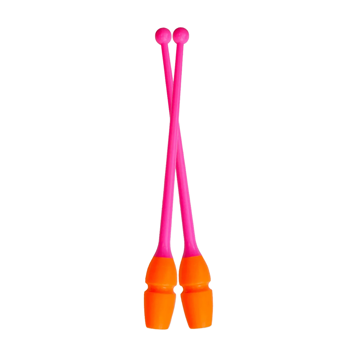 Pastorelli Masha Clubs rhythmic gymnastics clubs - Orange x Bright Pink - lanksti.lt