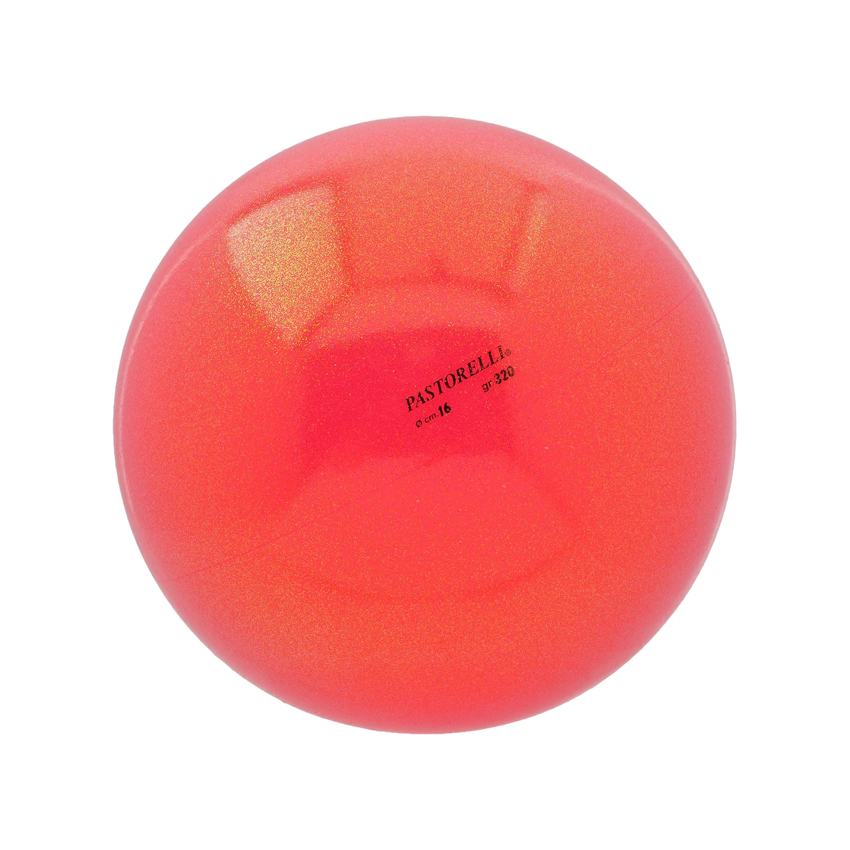 Pastorelli High Vision Ball rhythmic gymnastics ball, 16 cm, Coral (COR), manufacturer SKU 01767 - lanksti.lt.