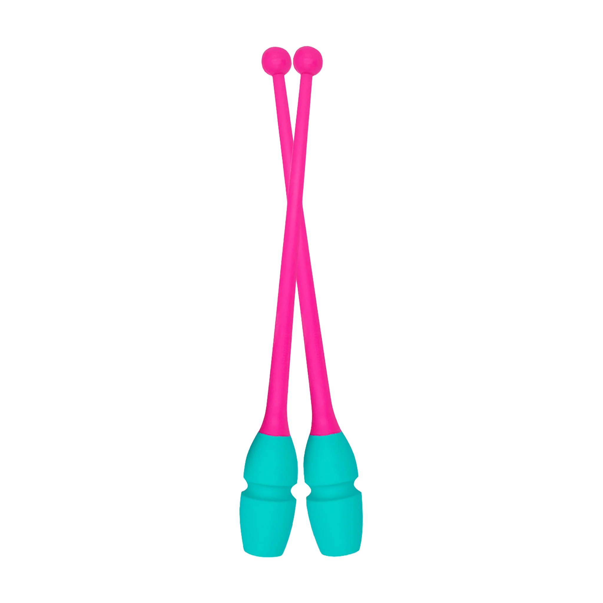 Pastorelli Masha Clubs rhythmic gymnastics clubs - Turquoise x Bright Pink - lanksti.lt