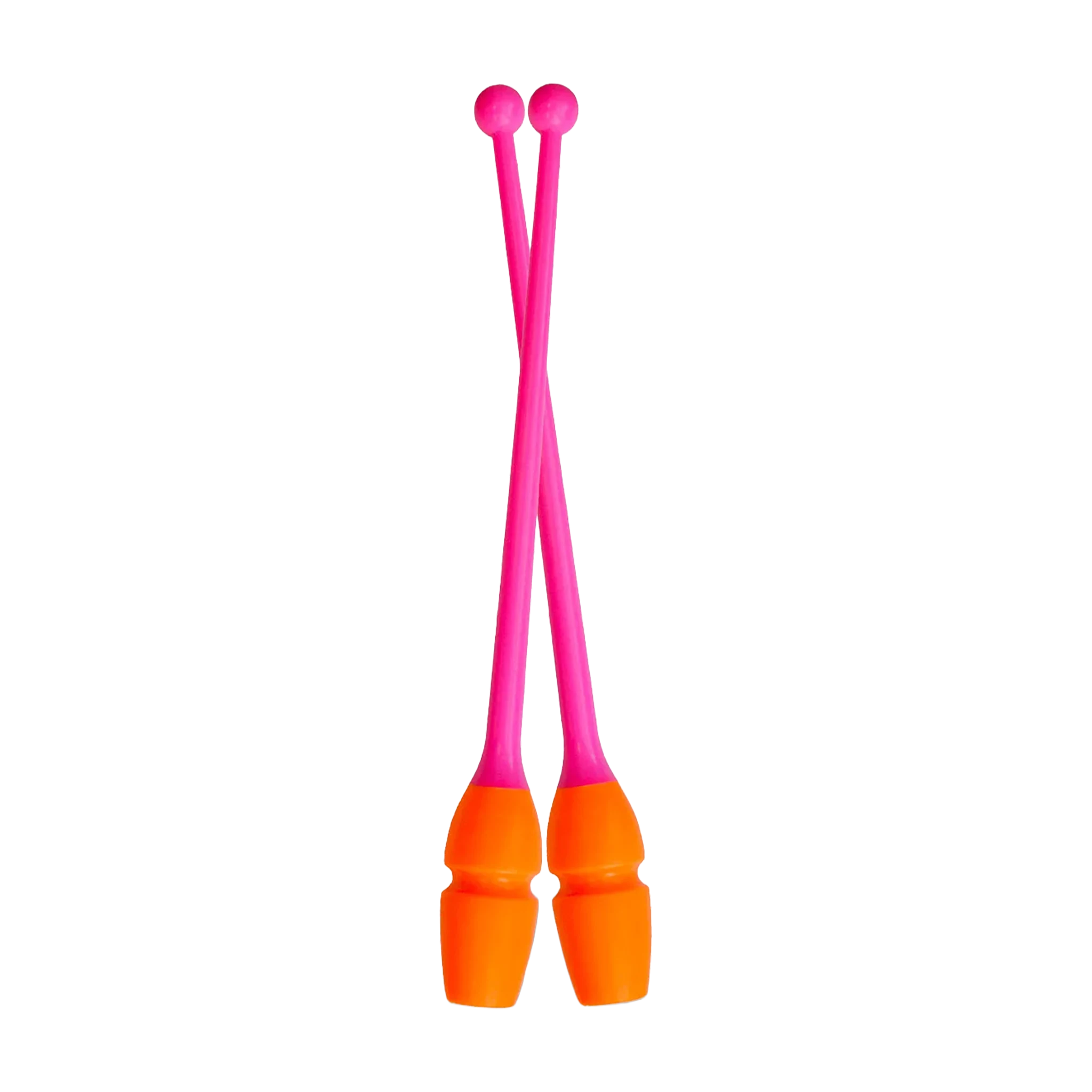 Pastorelli Masha Clubs rhythmic gymnastics clubs - Orange x Bright Pink - lanksti.lt