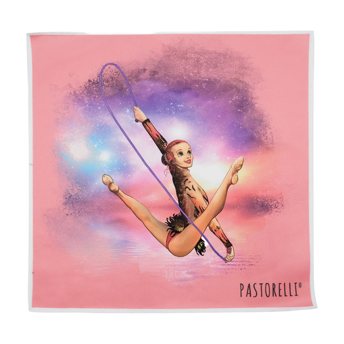 Pastorelli Freedom rhythmic gymnastics ball cleaning cloth, Pink, Purple and Blue 01124 - lanksti.lt.